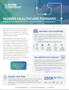 Moving Healthcare Forward Datasheet